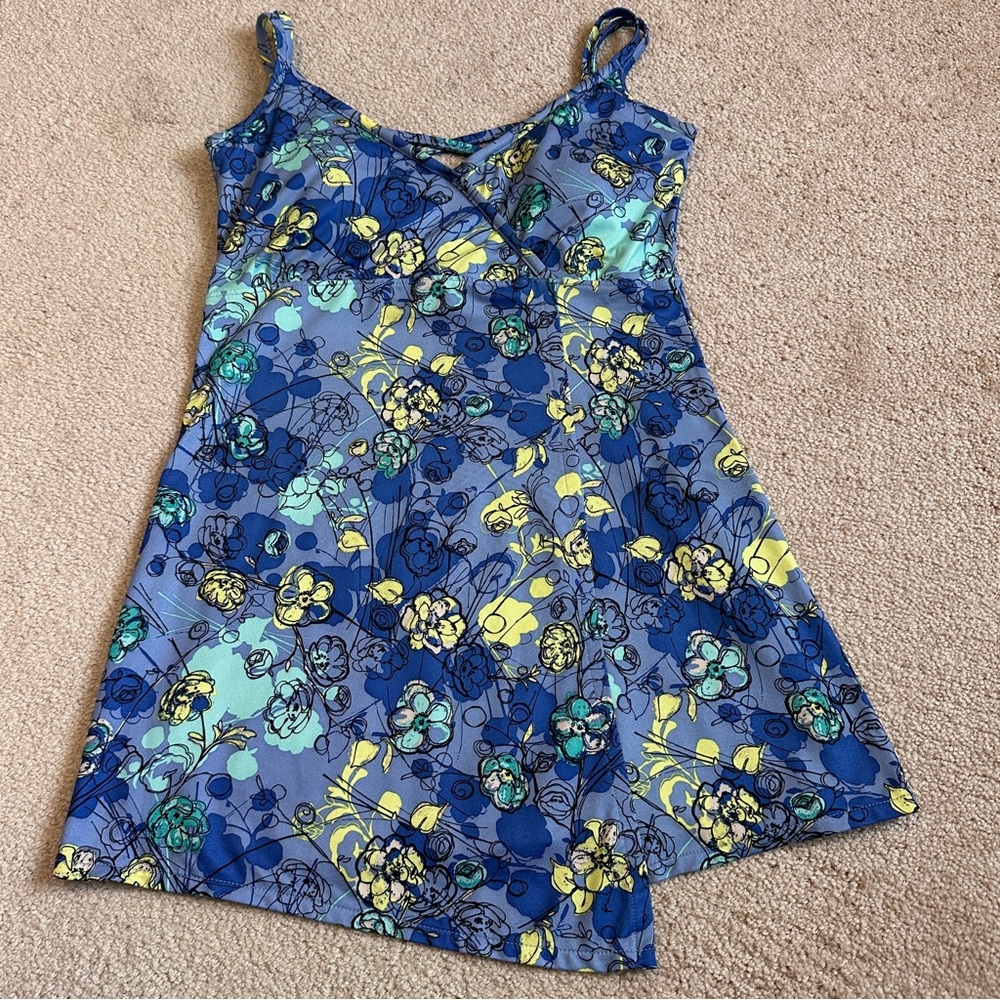 REI Coop flowers tank-top asymmetrical sz 2